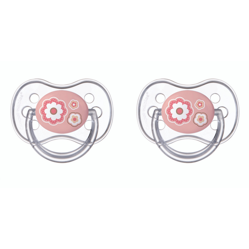 Silicone Symmetric Soothers - Newborn Baby 2pcs