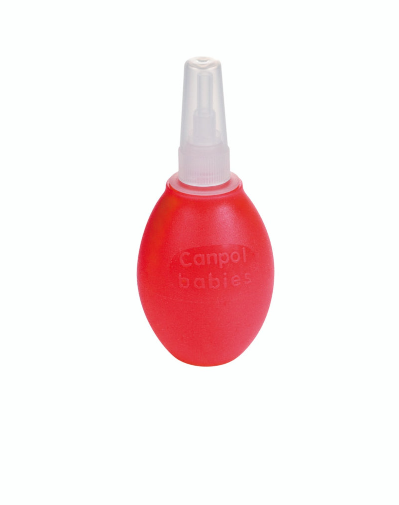 Canpol babies nasal bulb with soft and firm tips red
