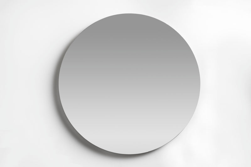 Birch Round Frameless Mirror
