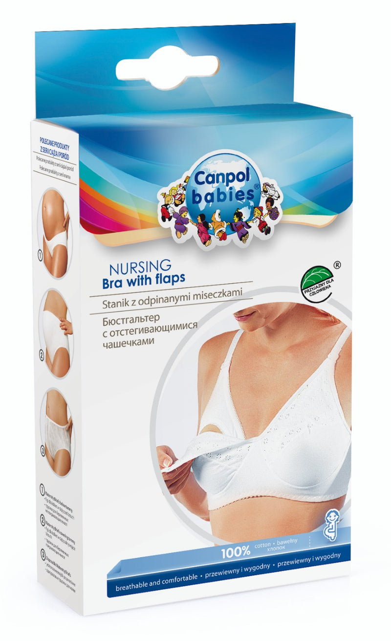 Canpol babies nursing bra with flaps