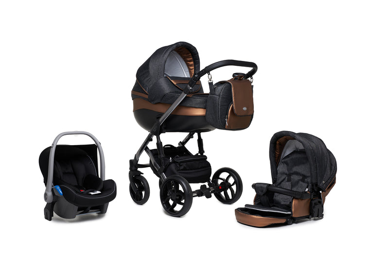 Baby Merc Faster 3 Limited Edition Travel System (charcoal)